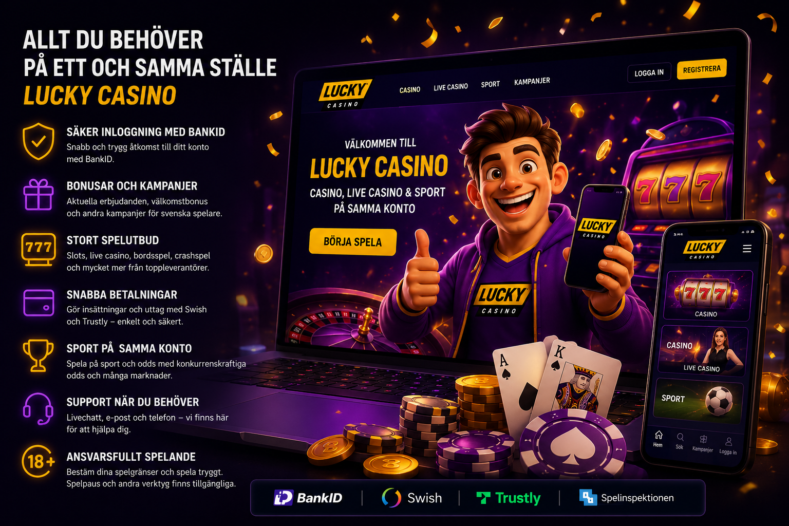 Lucky Casino bonus